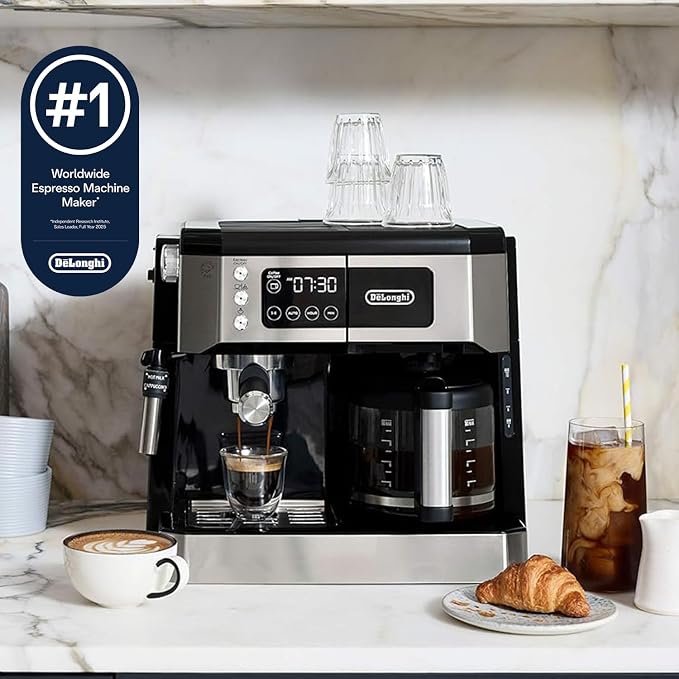 De'Longhi UPGRADED All-in-One Combination Coffee Maker & Espresso Machine + - Image 7