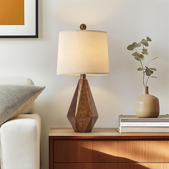 PoKat 20.25" Golden Brown Table Lamps Set of 2 - Image 2