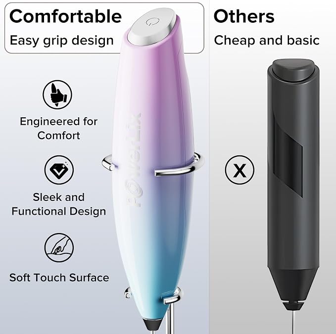 PowerLix Powerful Handheld Milk Frother - Image 3