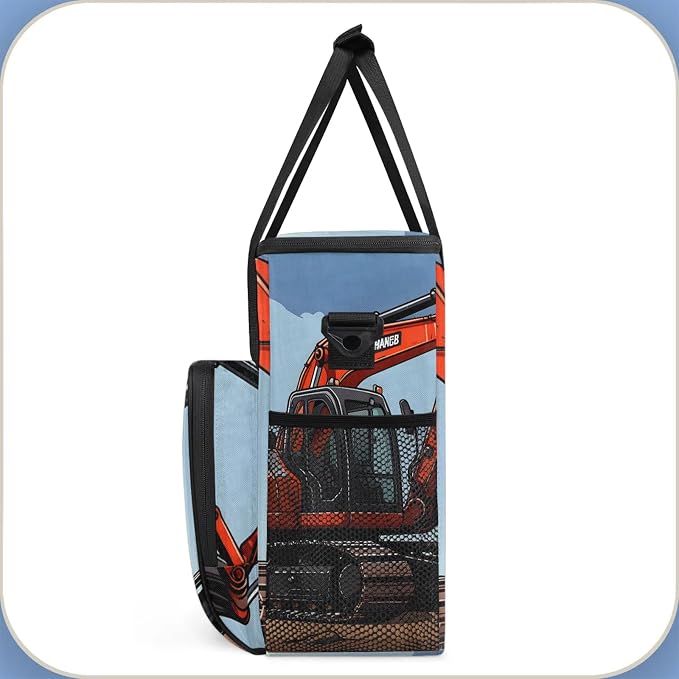 Engineering Car Coffee Maker Carring Bag, Large Insulated Storage Organizer - Image 4