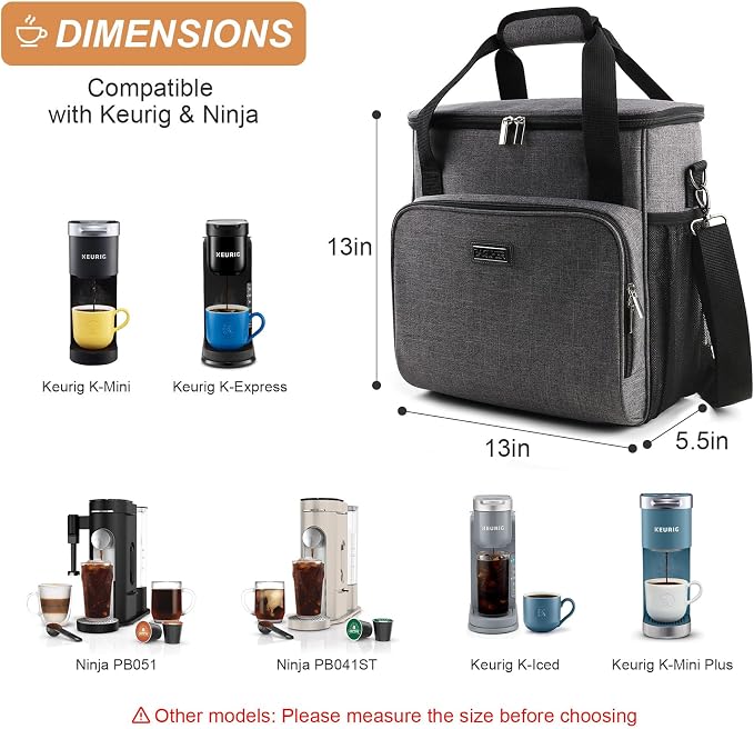 BAGLHER Coffee Maker Travel Bag Compatible - Image 2