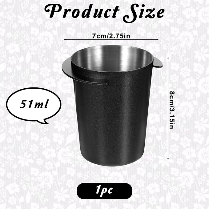 Espresso Dosing Cup, Coffee Dosing-Cup 51mm Dosing-Cup Stainless Steel Coffees - Image 2
