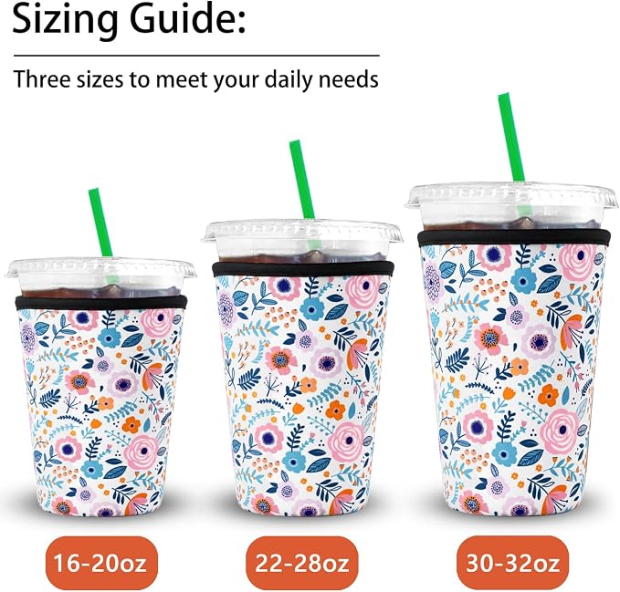 Reusable Iced Coffee Insulator Sleeve - Image 2