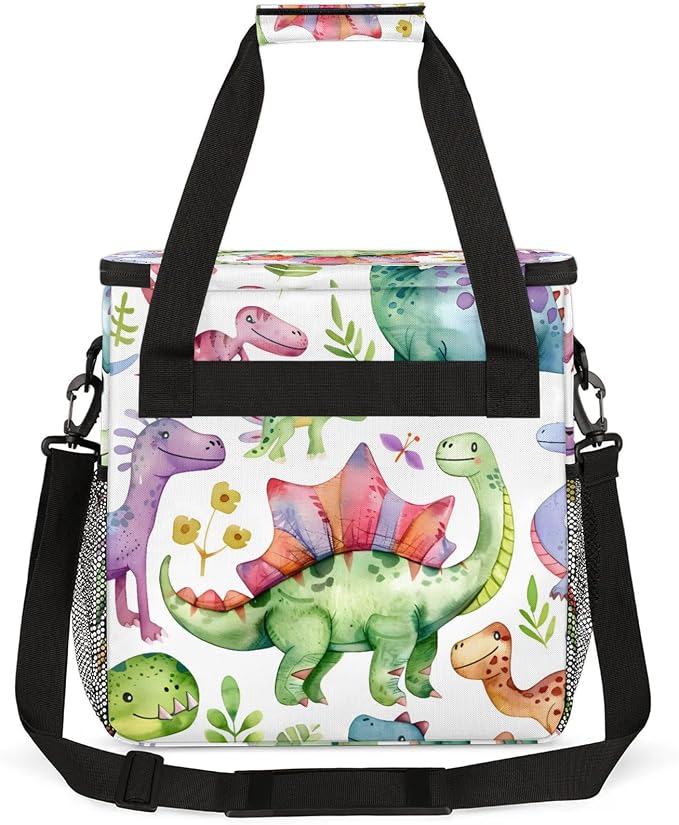 Dinosaur Funny Dino Coffee Maker Carring Bag, Large Insulated Storage Organizer - Image 5