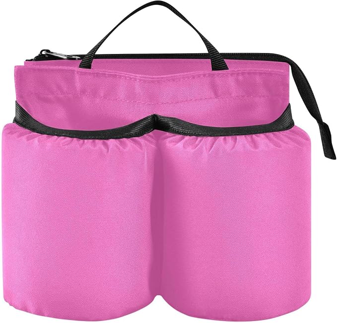 DOMIKING Hot Pink Travel Luggage Cup Holder - Image 6