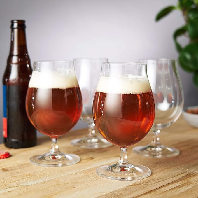 Spiegelau Classic Tulip Beer Glasses, Crystal Clear Drinking Glasses - Image 7