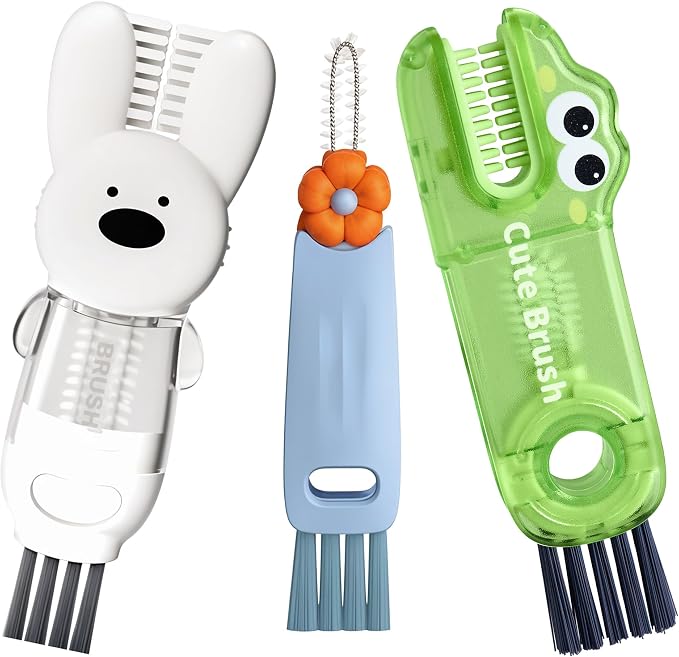 Cup Lid Cleaning Brush, 3 in 1 Lid Cleaner by Unknown