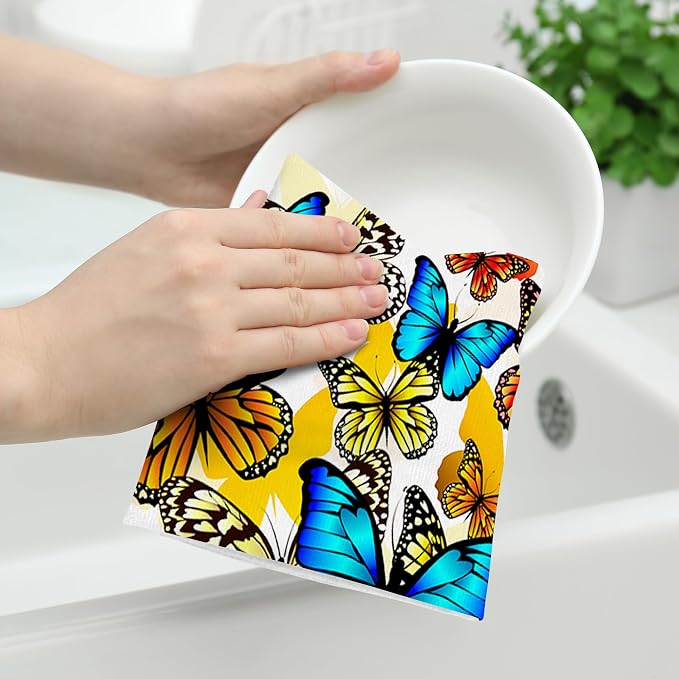 Butterfly Kitchen Dish Towels - Image 3