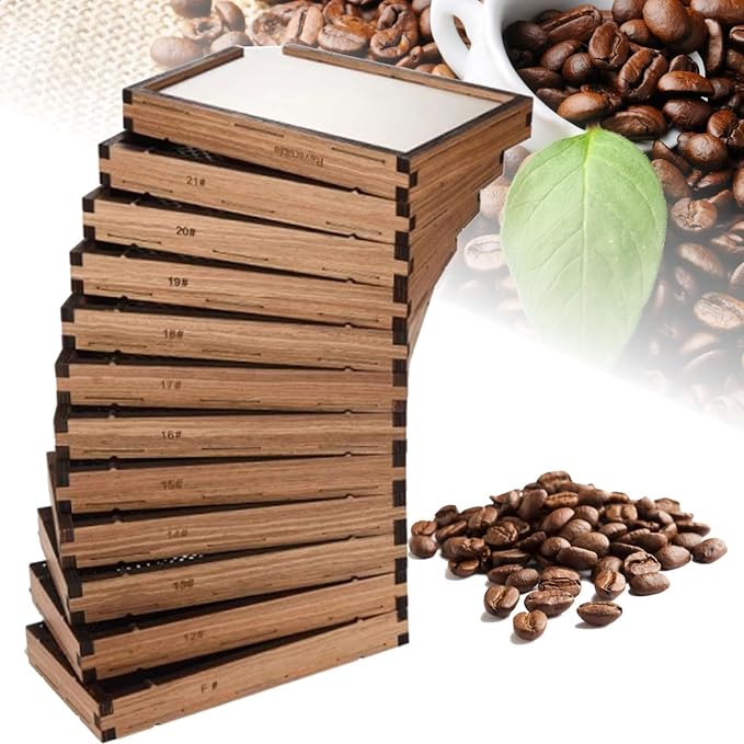 Coffee Bean Grading Sieve Set, 10-Grade Bean Sifter by Unknown