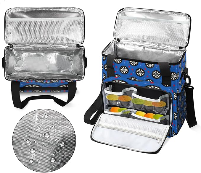 Dart Board Coffee Maker Travel Bag, Dart Board Large Carrying Storage Case - Image 3