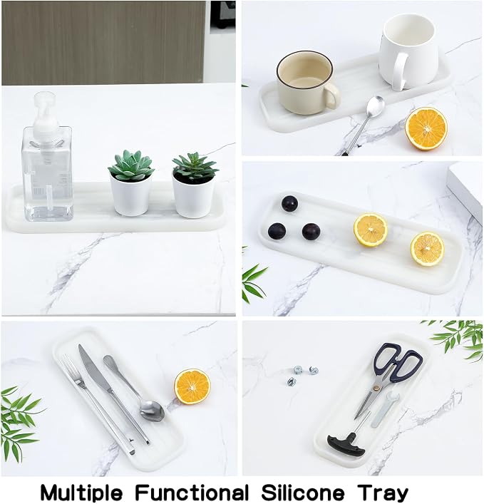 MicoYang Silicone Kitchen Sink Organizer Tray - Image 5