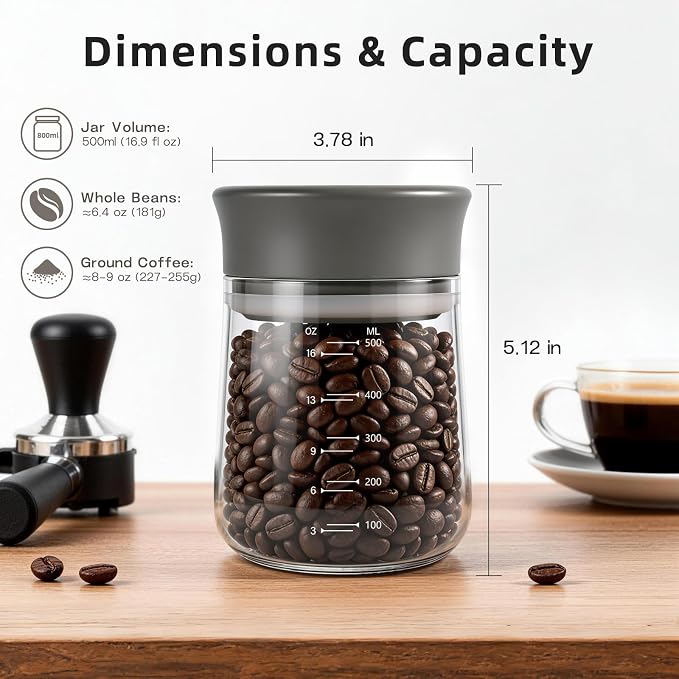 Coffee Canister, Glass Jars - Image 2