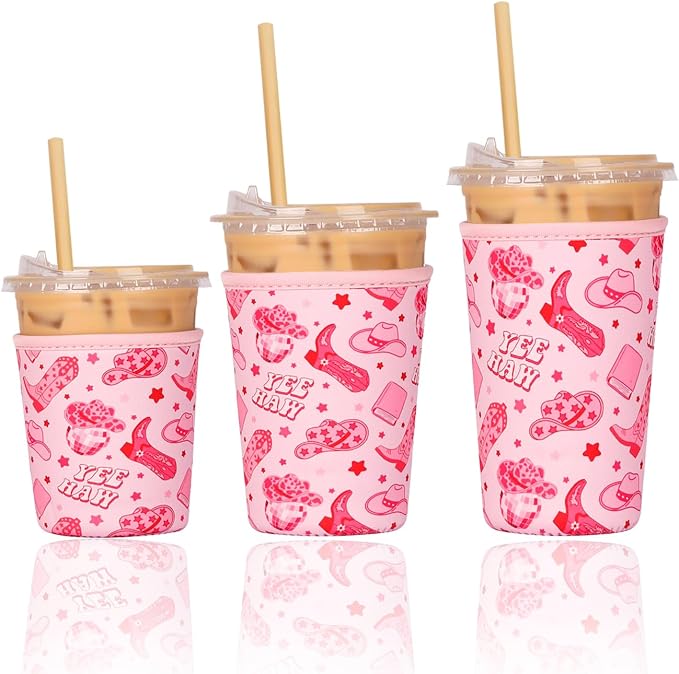 Reusable Insulated Neoprene Iced Coffee Cup Sleeve, Durable Drink Sleeve by Unknown