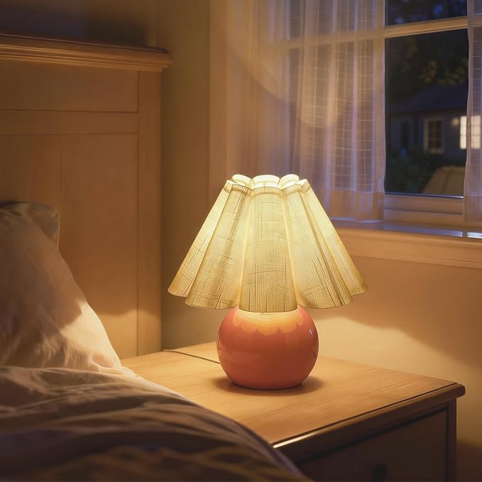 Pink Small Bedside Mini Table Lamp - Image 8