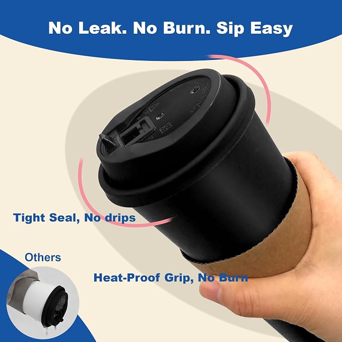 12 oz 500 Pack Coffee Cups - Image 5