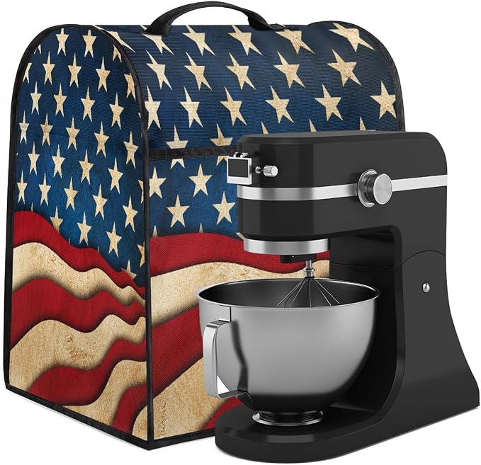 Flag Kitchen Aid Mixer Cover Compatible Stand Mixer Dust Cover | Abstract USA - Image 2