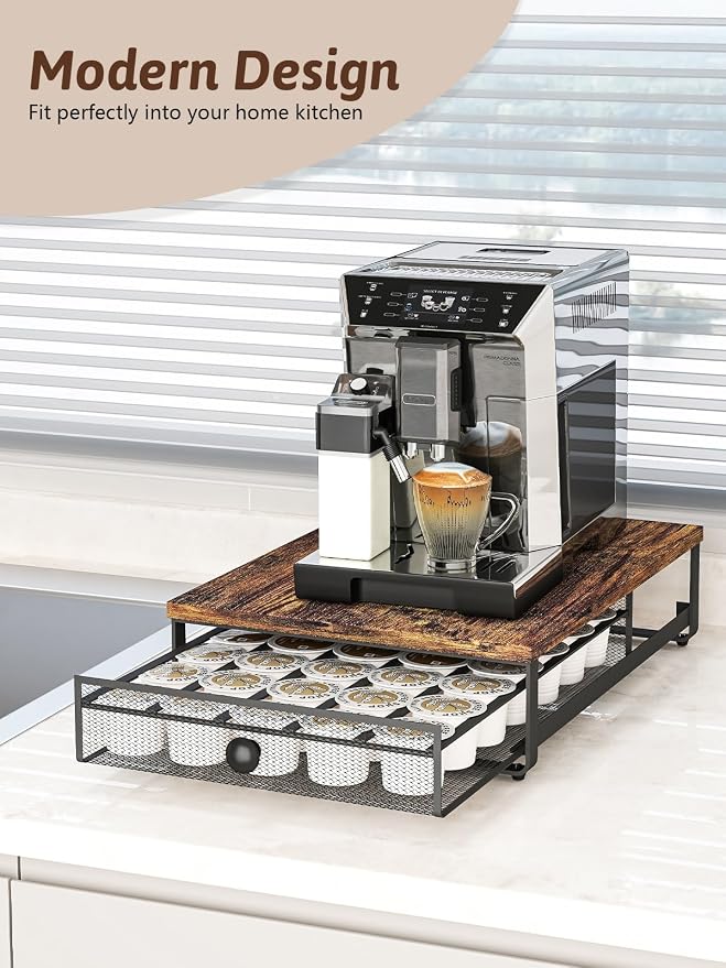 Sedegn Coffee Pod Holder Counter Coffee Vertuo Capsules Storage Organizer - Image 4