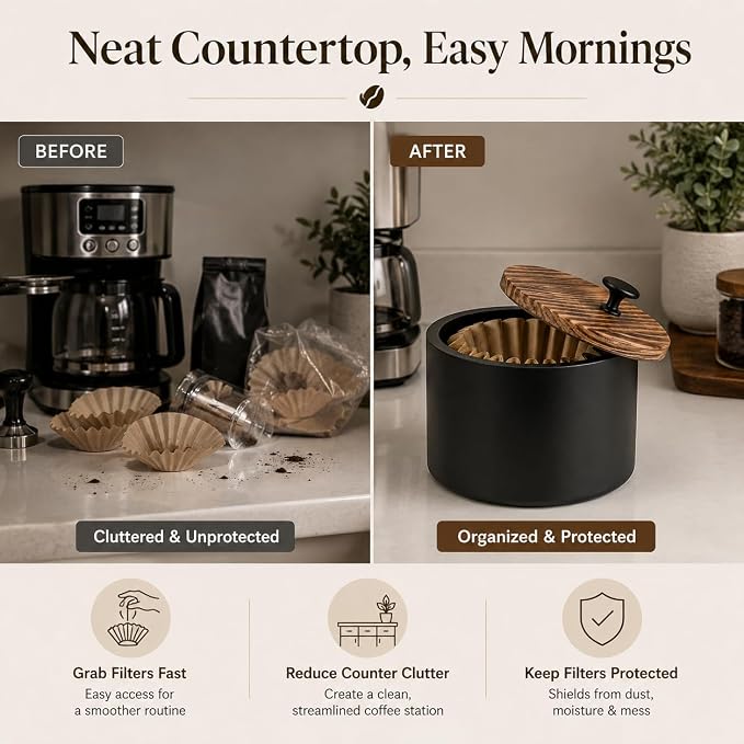 Sokfone Wooden Coffee Filter Holder - Image 5