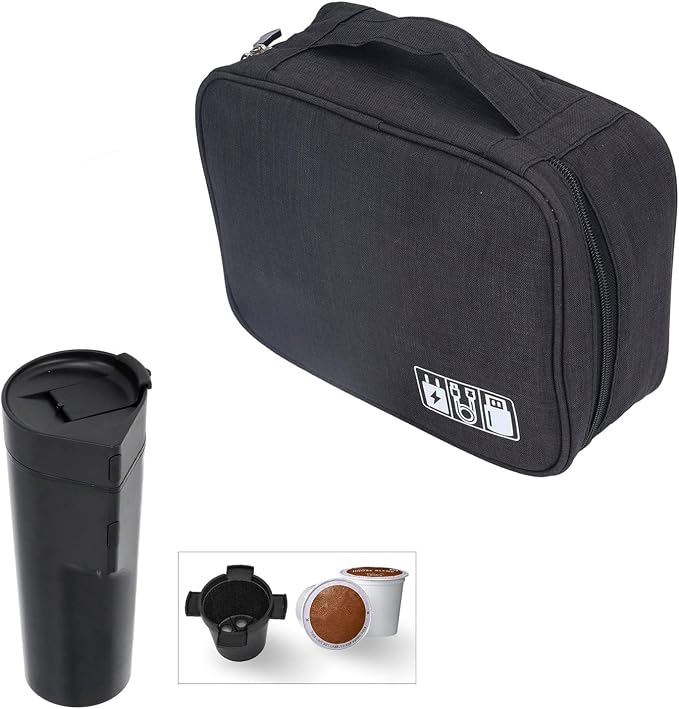 Coffee Maker Bag, Vacuum Cups Storage Case 25x19x10cm/9.8x7.5x3.9in Assemblable - Image 4