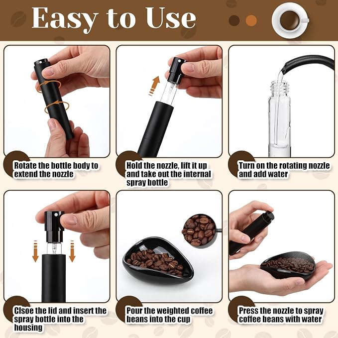 LemonRoad 3 Pcs Barista Accessories Kit Ceramic Coffee Bean Dosing Cup - Image 3