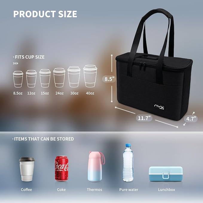 Resuable 3 Cups Drink Carrier for Delivery - Image 2