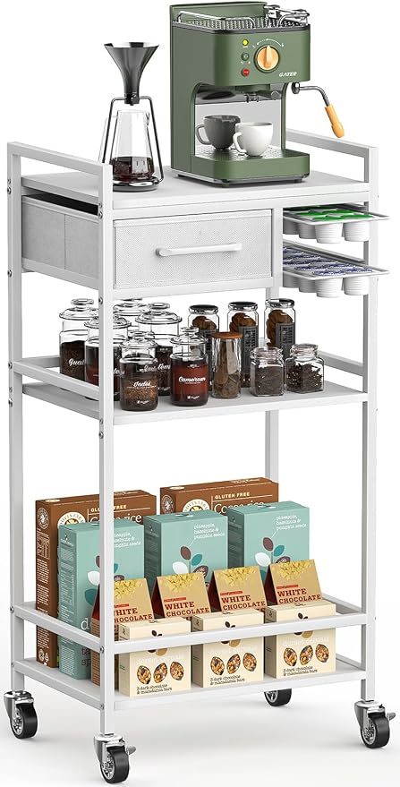 Housolution 4-Tier Coffee Bar Cart by Housolution