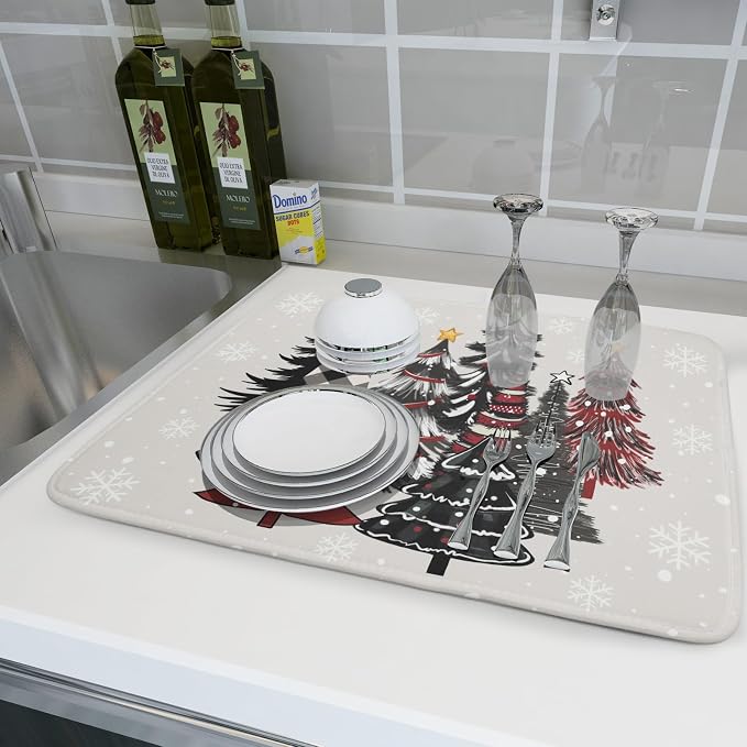 Christmas Dish Drying Mat 18x24 Inches - Image 6