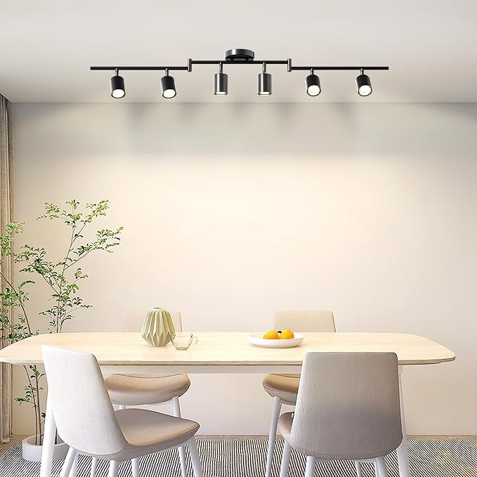 LED 6 Light Track Lighting Kit, 3 Color Adjustable Ceiling Spot Lighting - Image 6