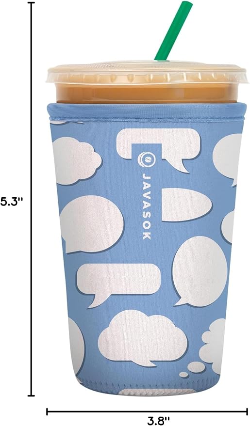 Sok It JavaSok Iced Coffee & Cold Soda Insulated Neoprene Cup Sleeve - Image 8