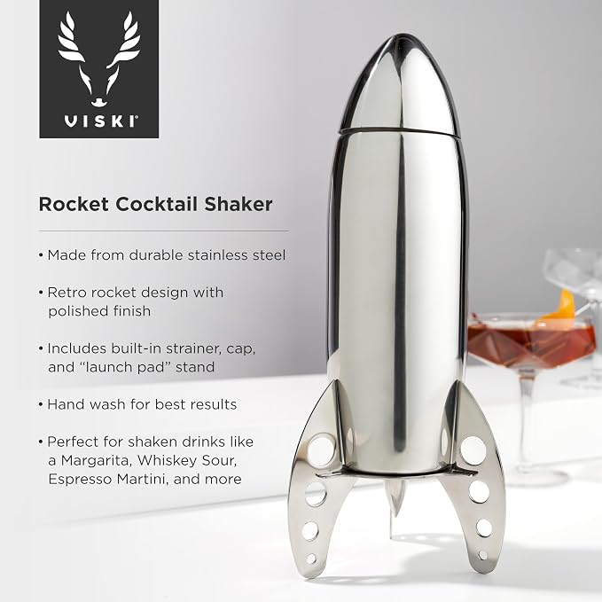 Viski Rocket Cocktail Shaker - Image 2