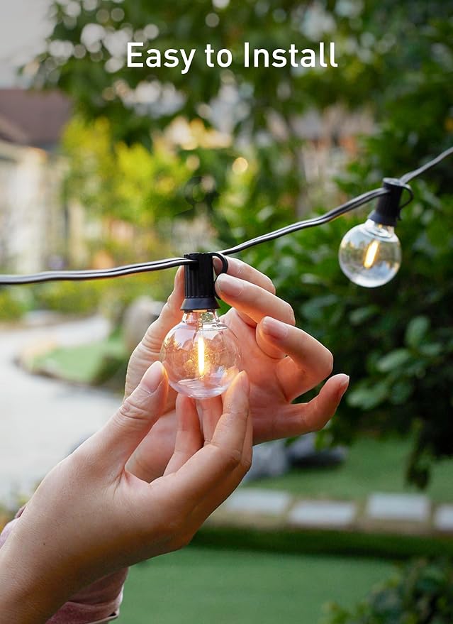 Brightown LED Outdoor String Lights - 150FT Patio Lights - Image 9