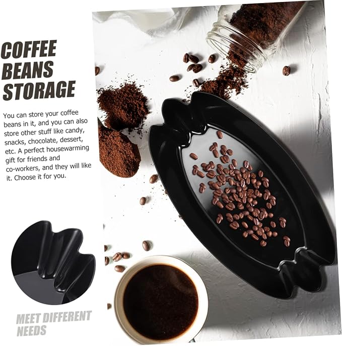 SHOWERORO 2pcs Coffee Bean Display Tray Reusable Bean Sample Plate - Image 3