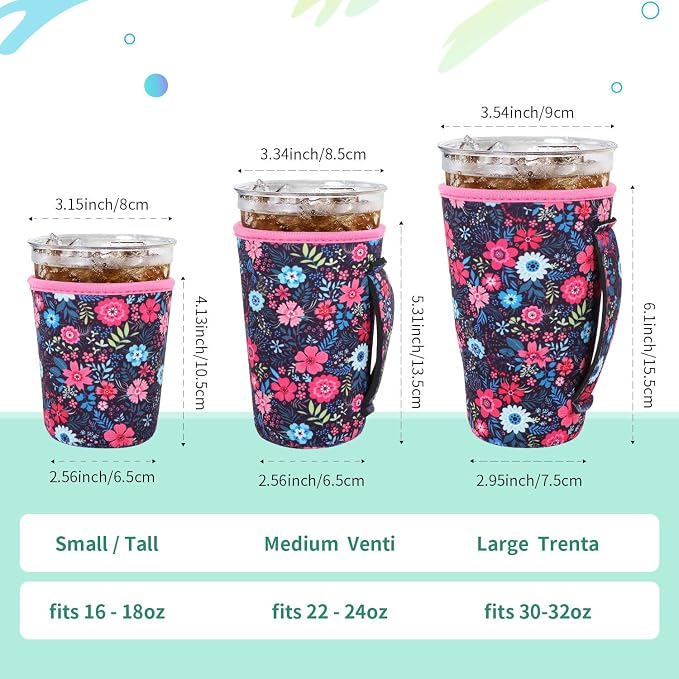 Iced Coffee Sleeve Insulator Sleeves - Image 2