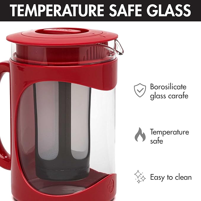 Primula Burke Deluxe Cold Brew Iced Coffee Maker, Comfort Grip Handle, Durable - Image 7