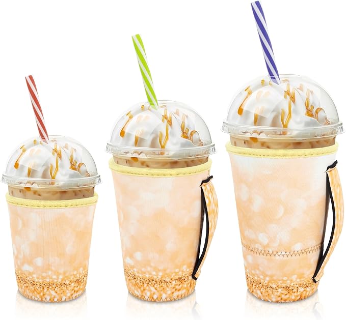 Iced Coffee Sleeve Insulator Sleeves by AJLTPA