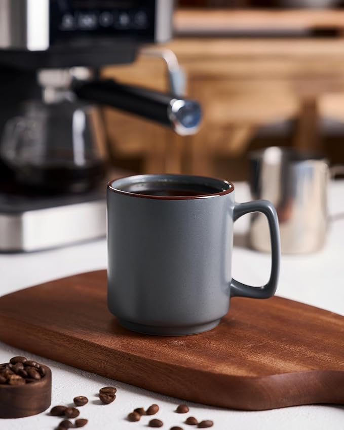 famiware Coffee Mugs Set of 6, Nebula 14oz Coffee Mugs, Ceramic Cup Set - Image 2