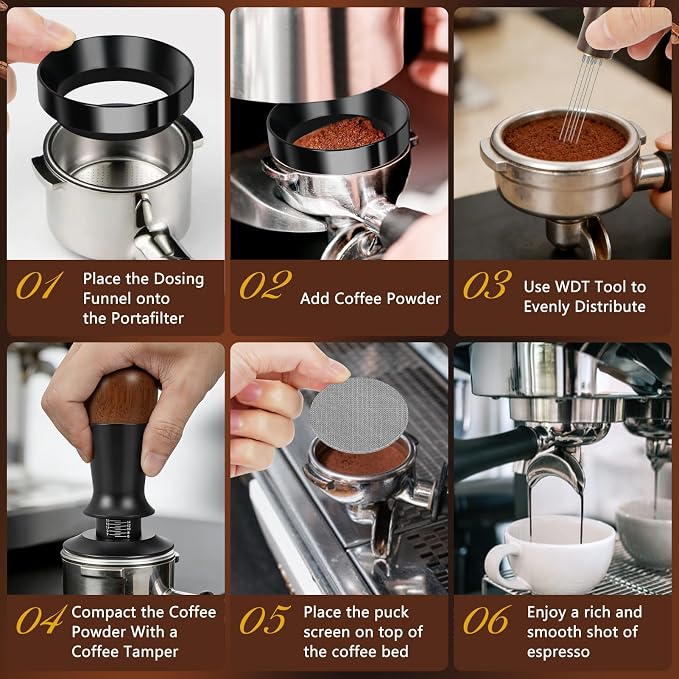 Y-Step 51mm Espresso Accessories Kit, - Image 6
