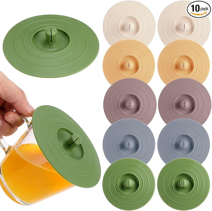 Boao 10 pcs Silicone Cup Covers by Boao
