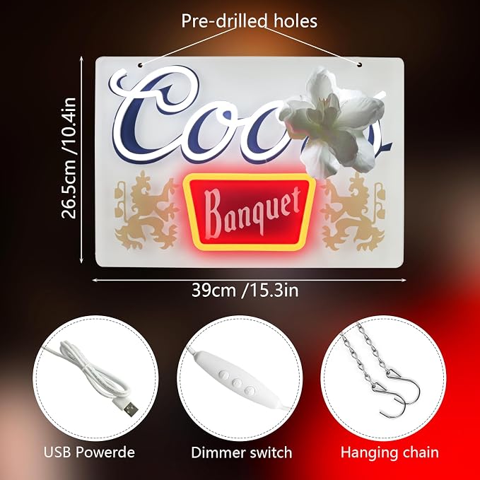 Beer Neon Signs for Wall Decor Crs Banquet Neon Lights for Bedroom Led Signs - Image 2