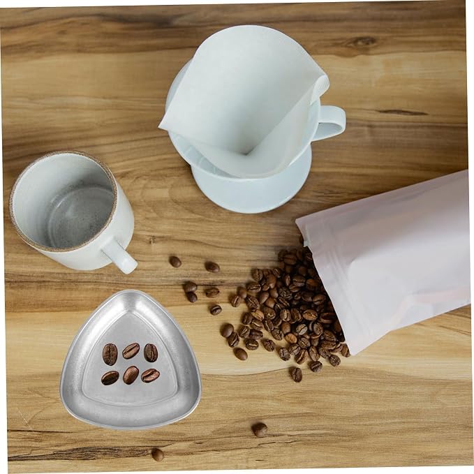 PRETYZOOM Multi-Function Bean Display Tray Stainless Steel Coffee Sample Plate - Image 4