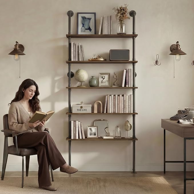 Merapi 5 Tier Wall Mounted Shelves - Image 3