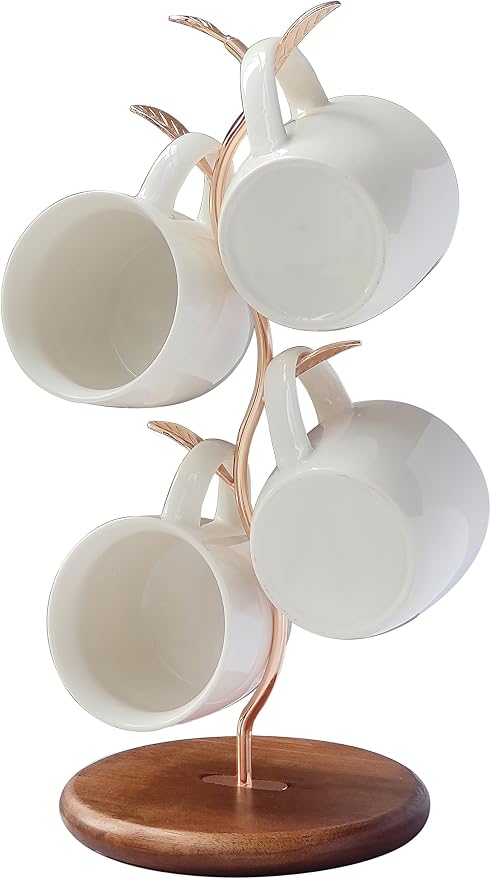 Leaf Shaped Coffee Tea Cup Mug Holder Stand by NBUOON