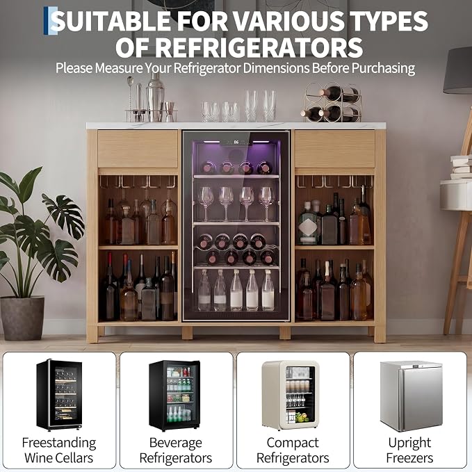 Garvee 53" Fluted Coffee Bar - Image 5