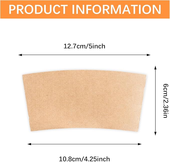 1005 Pack disposable coffee cup sleeves bulk - Image 2