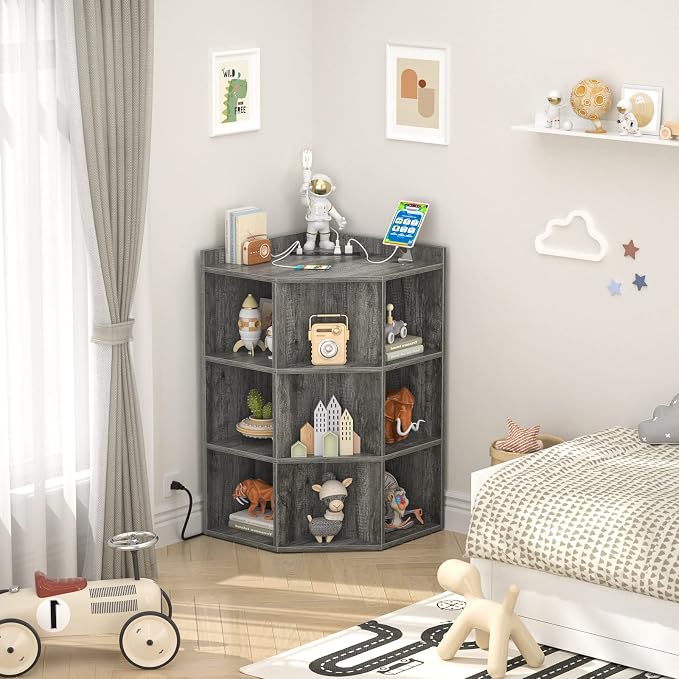 Aheaplus Corner Cabinet, Corner Storage - Image 5