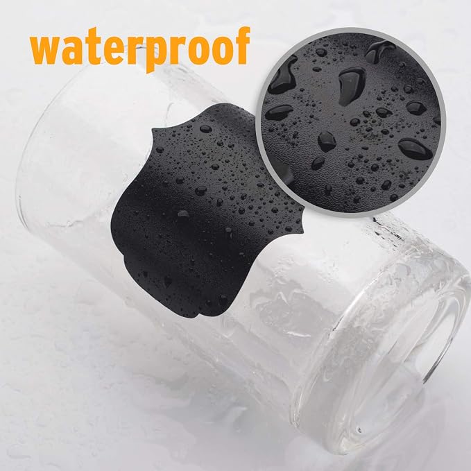 ONUPGO Chalkboard Labels-180pcs Waterproof Reusable Blackboard Stickers - Image 4
