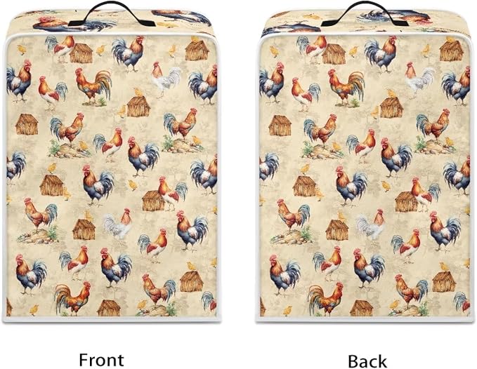 Rooster House Coffee Maker Cover Lightweight Coffee Pot Cover Kitchen Appliance - Image 2