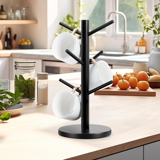 Fertoriy Mug Holder Tree, Thicker Base Coffee Cup Holder - Image 5