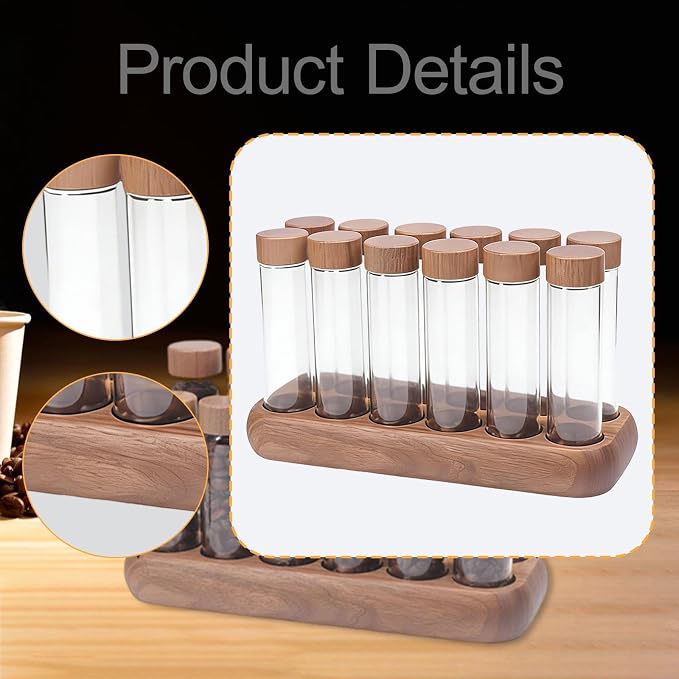 Single Bean Storage Tubes Container Sturdy Espresso Bean Cellars - Image 5
