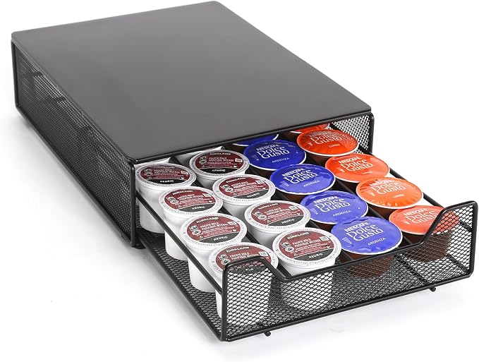 Compact Coffee Pod Holder Storage Drawer - Image 4